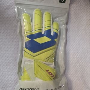 OTTO Yellow and Blue Goalkeeper Gloves